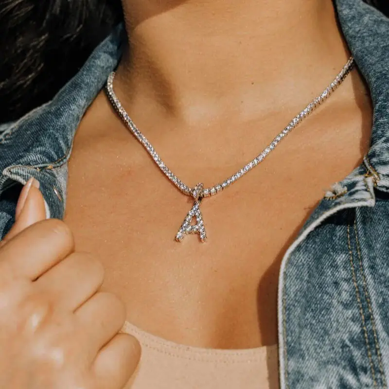 Initial Pendant Necklace for Women Initial Pendant Necklace for Women