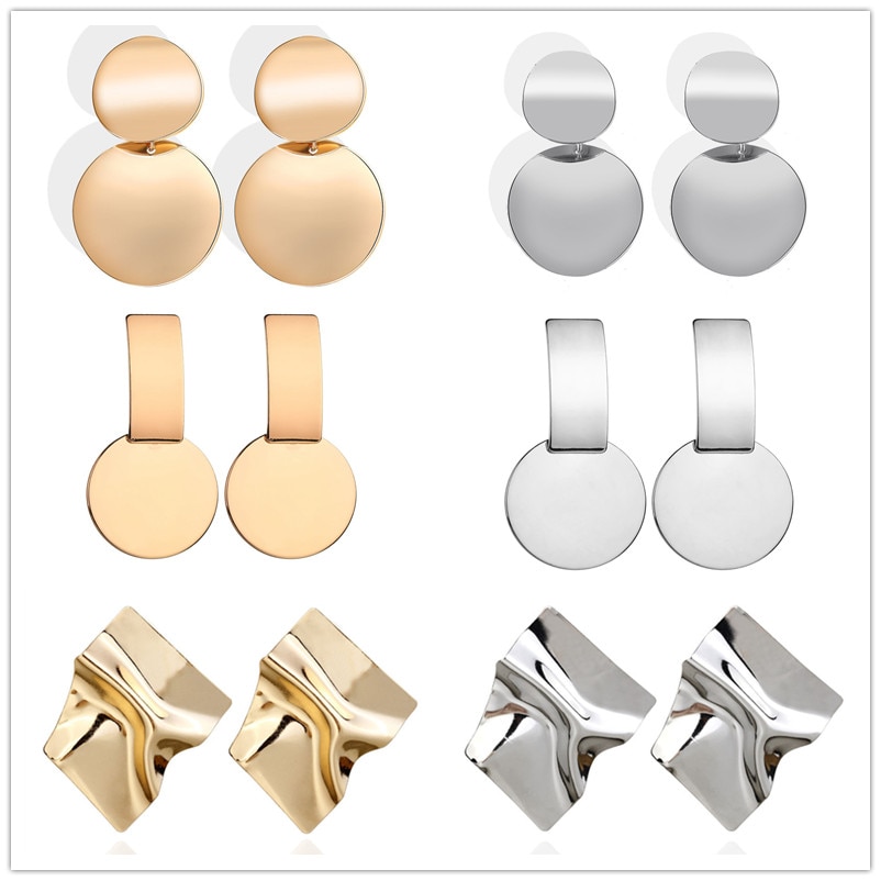 Women's Large Geometric Earrings Women's Large Geometric Earrings