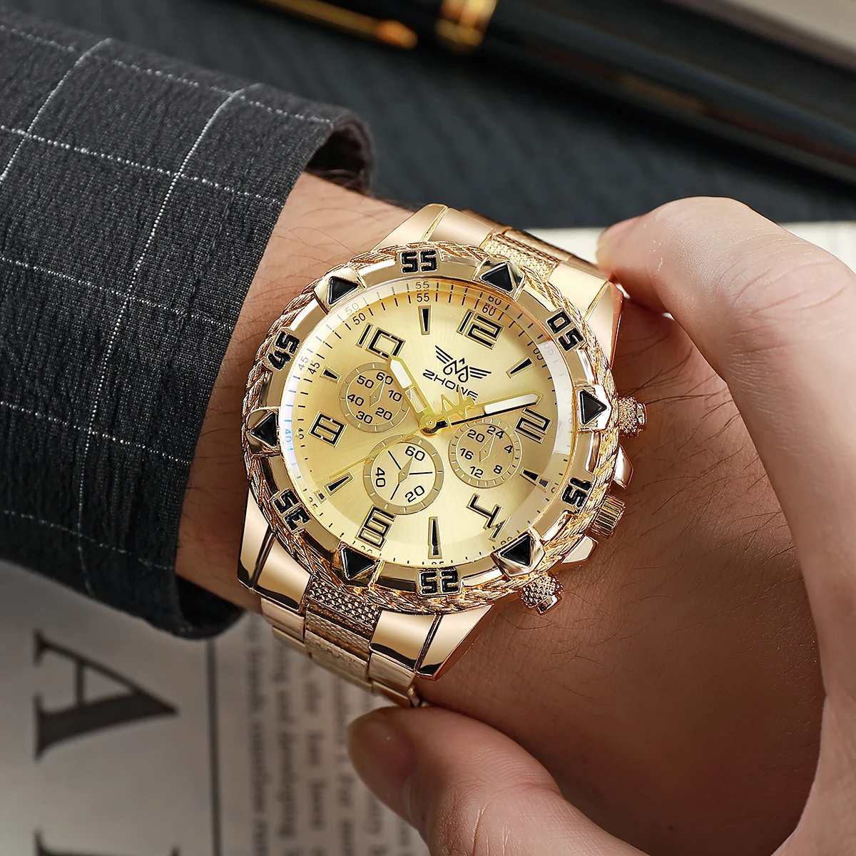 Rock Heavy Popular Big Dial Men Quartz Watches horloges mannen мужские часы Luxury Brand Men's Wristwatch Relogio Masculino Saat Rock Heavy Popular Big Dial Men Quartz Watches horloges mannen мужские часы Luxury Brand Men's Wristwatch Relogio Masculino Saat