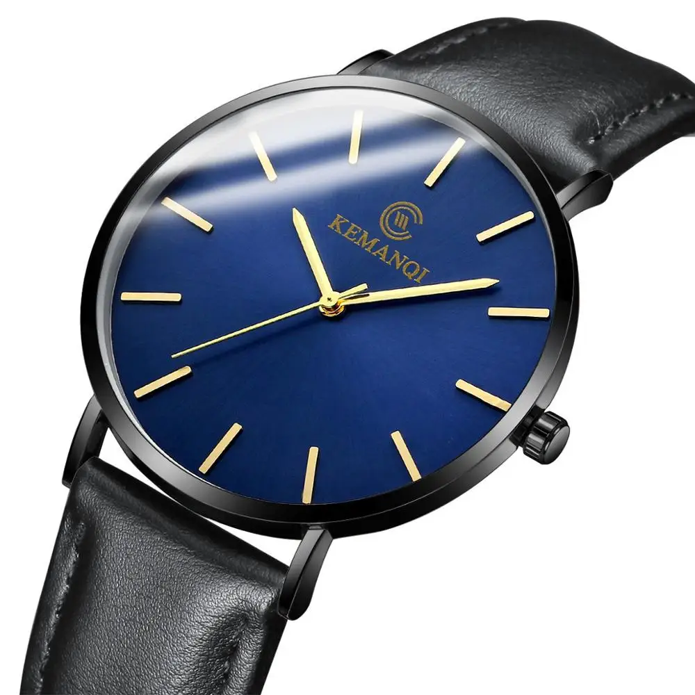 Alternative view of 2022 Luxury Business Men Watches Men Gold Watch Ultra Thin Mens Watches Leather Quartz Watch Man Wristwatch horloge mannen