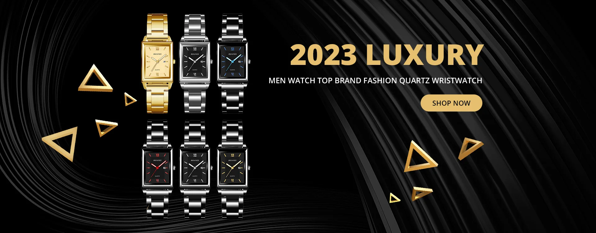 Luxury Men Watch Top Brand Fashion Quartz Wristwatch Silver Full Stainless Steel Chain Wristband + Tool Business Watch Men Reloj