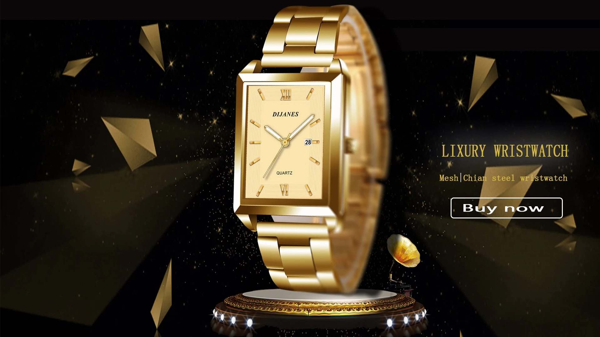 Luxury Men Watch Top Brand Fashion Quartz Wristwatch Silver Full Stainless Steel Chain Wristband + Tool Business Watch Men Reloj