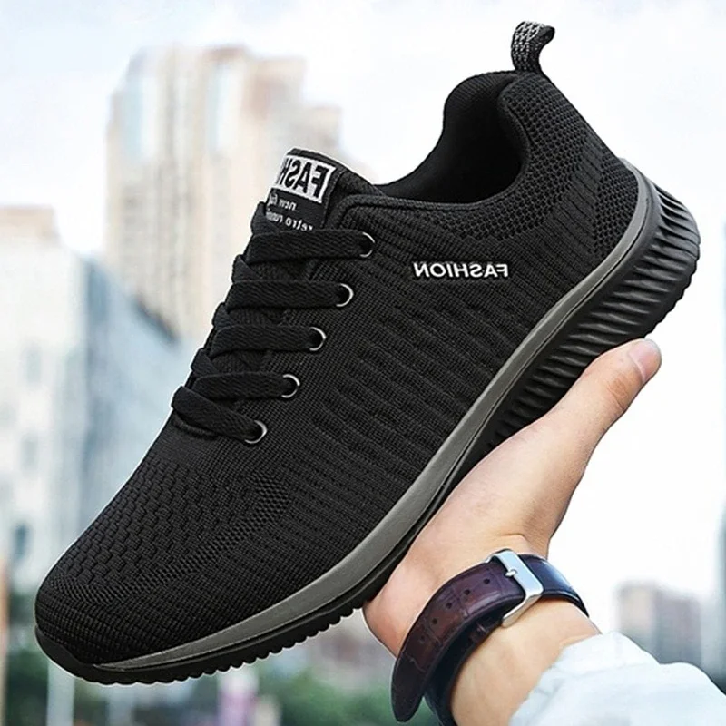 Alternative view of Men Sport Shoes Breathable Lightweight Running Sneakers Walking Casual Breathable Shoes Non-slip Comfortable Men Shoes Fashion