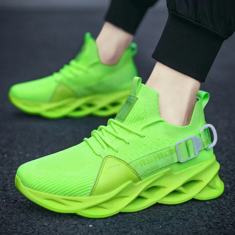 Alternative view of Men Shoes Breathable Fashion Mesh Running Shoes Man High Quality Unisex Light Tennis Baskets Athletic 2023 Sneakers for Men