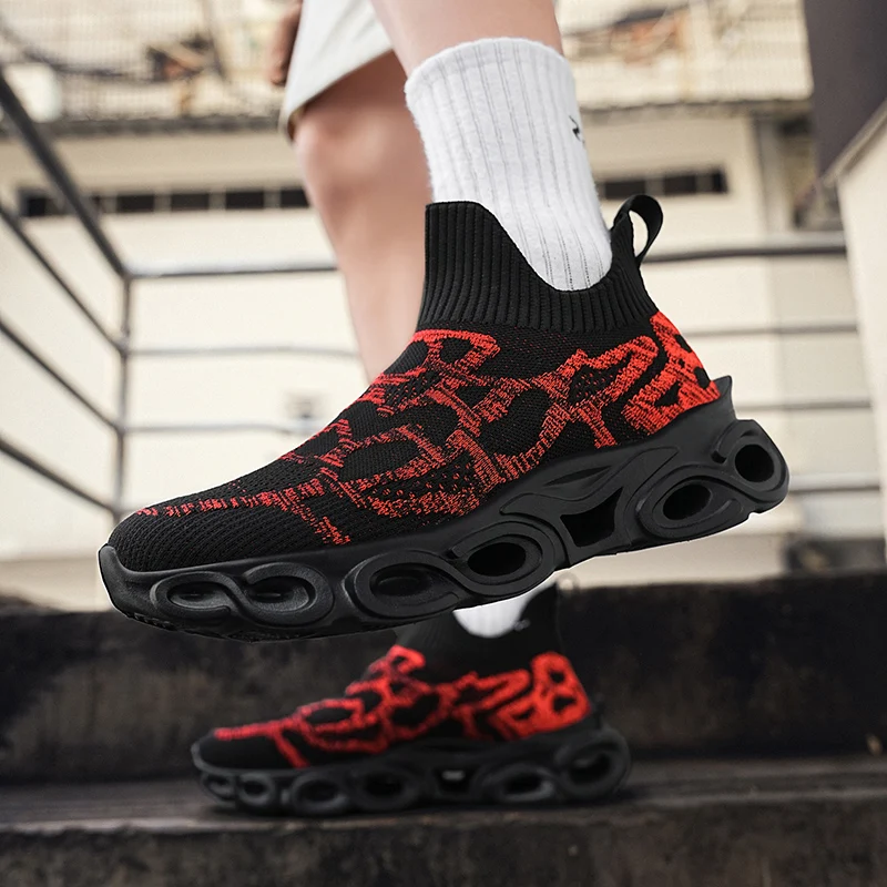 Alternative view of Men shoes Sneakers Male tenis Luxury shoes Mens casual Shoes Trainer Race Breathable Shoes fashion loafers running Shoes for men