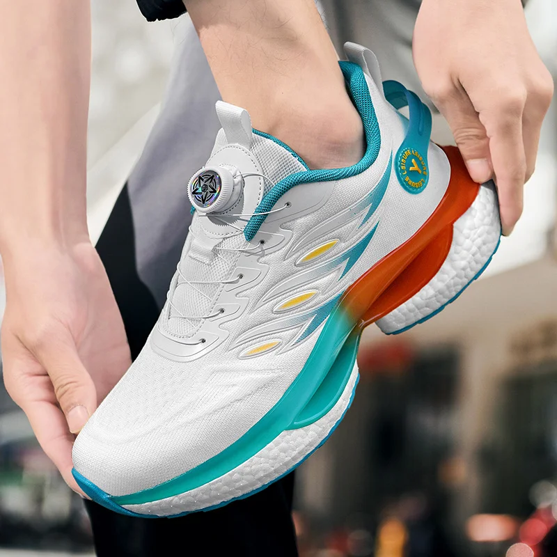 Alternative view of 2023 Hot Sale Men's Casual Shoes Shockproof Comfortable Outdoor Running Fitness Training Exercise Sneakers Size38-45