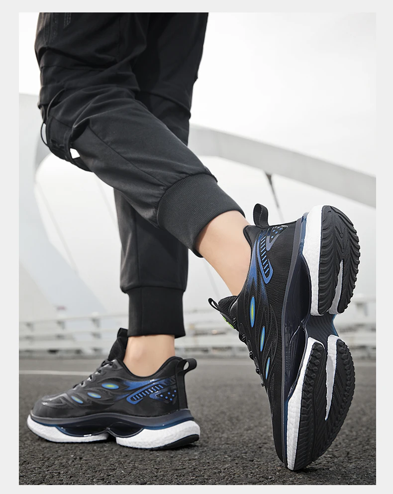 Men's Casual Sports Shoes Mesh Breathable Fashionable Lace up Running Shoes Walking Daily Sneakers Jogging Training Footwear