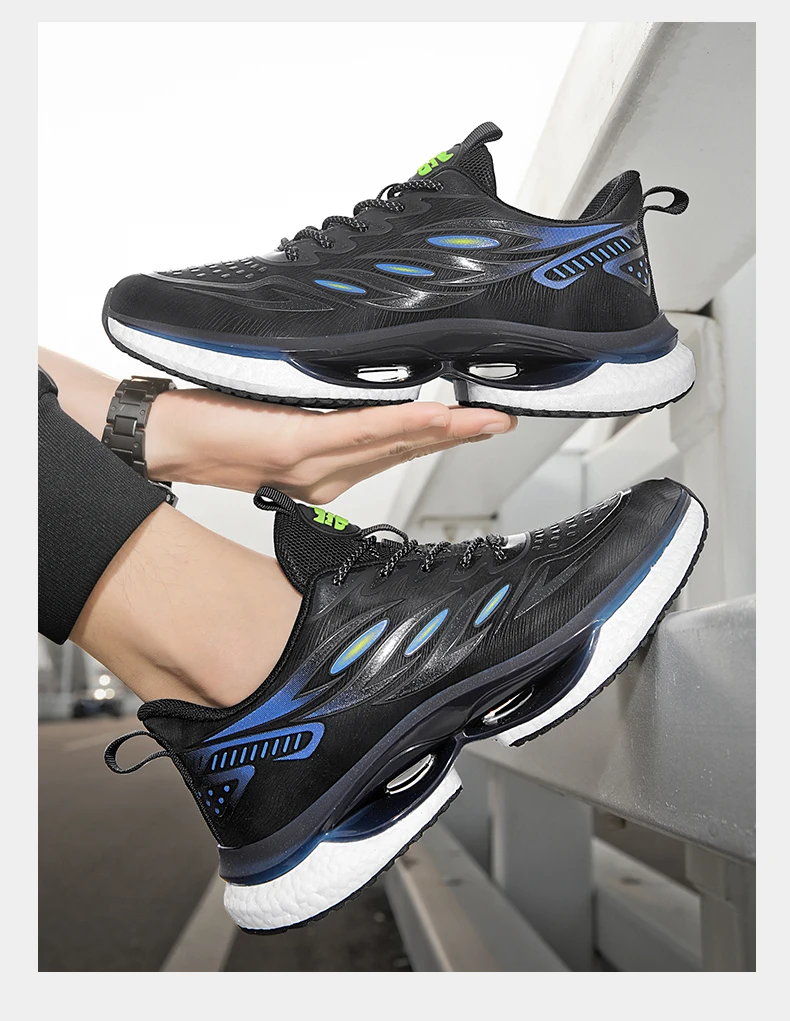 Men's Casual Sports Shoes Mesh Breathable Fashionable Lace up Running Shoes Walking Daily Sneakers Jogging Training Footwear