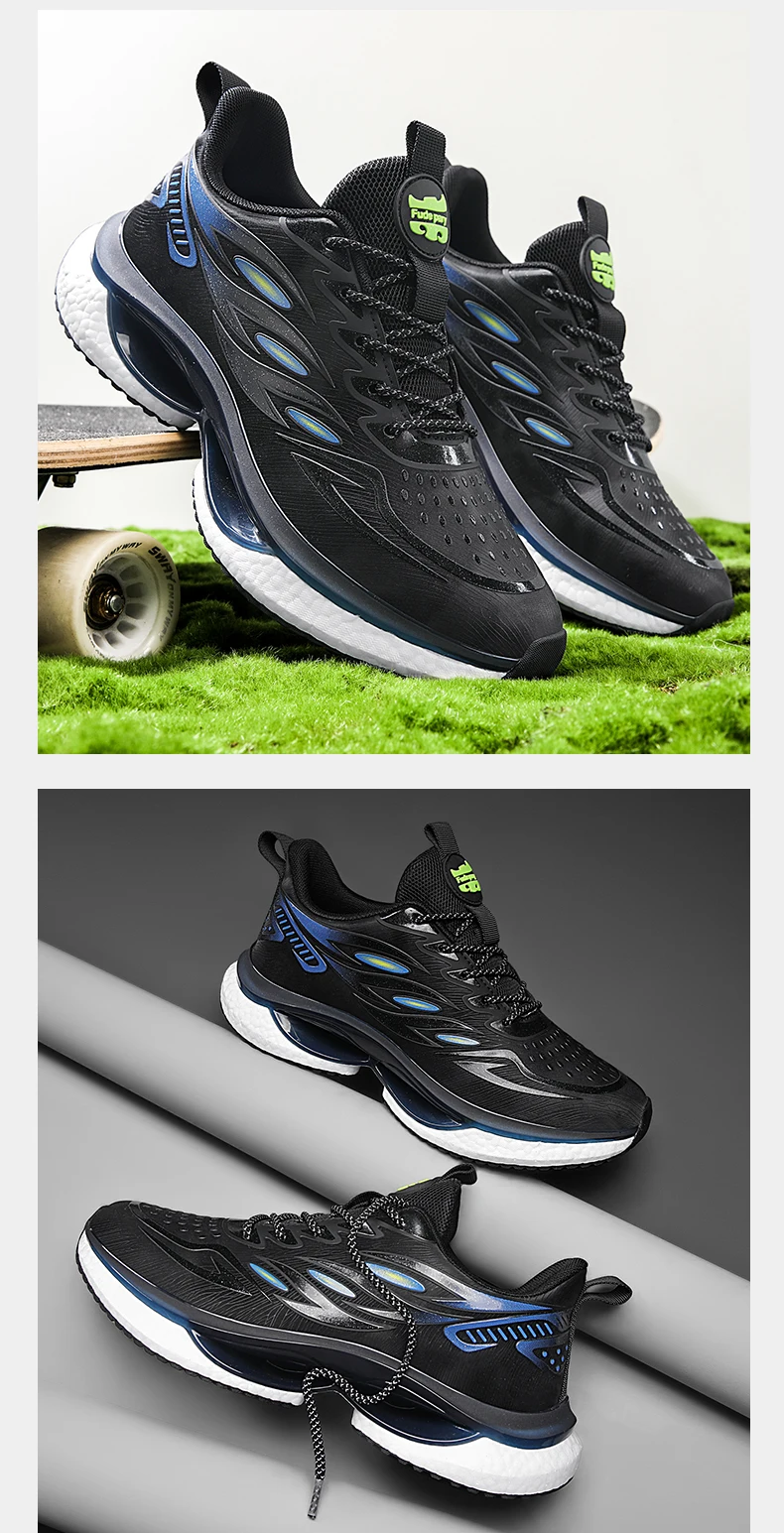 Men's Casual Sports Shoes Mesh Breathable Fashionable Lace up Running Shoes Walking Daily Sneakers Jogging Training Footwear