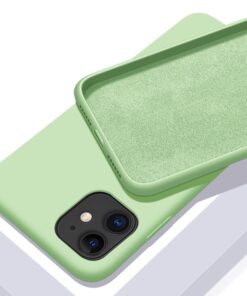 Solid Color Soft Silicone Case for iPhone - Image 3