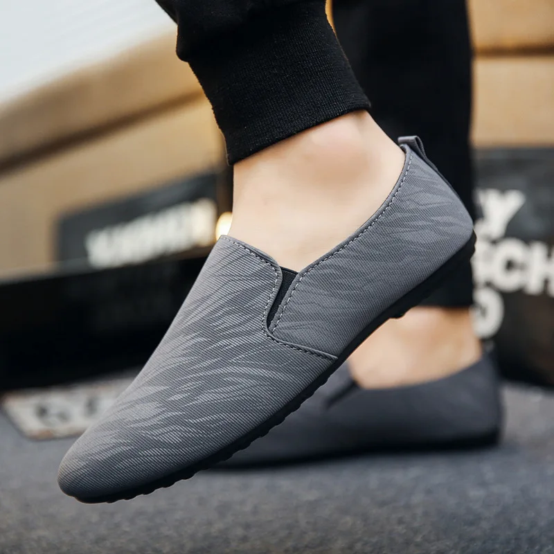 Alternative view of Shoes for Man New Men Fashionable Canvas Breathable Flat Bottomed Walking Shoes with Lightweight Sports Shoes Men's Sneakers