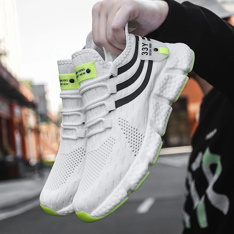 Men Sneakers Breathable Running Shoes for Men Comfortable Classic Casual Sports Shoes Man Tenis Masculino Women Platform Sneaker