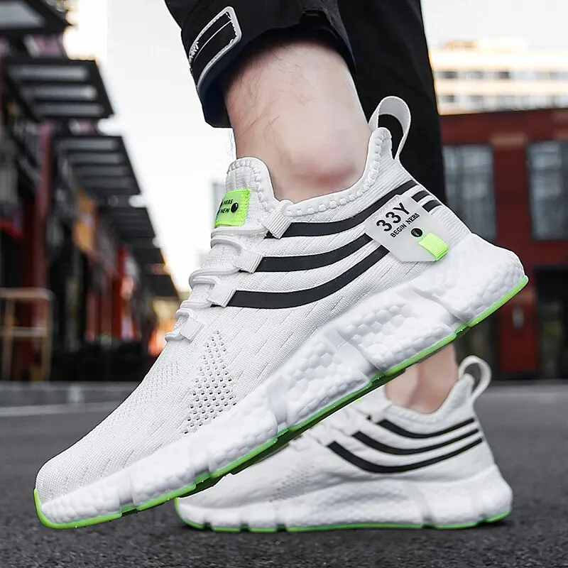 Men Shoes Breathable Classic Running Sneakers for Man Outdoor Light Comfortable Mesh Shoes Slip on Walking ShoesTenis Women - Image 5