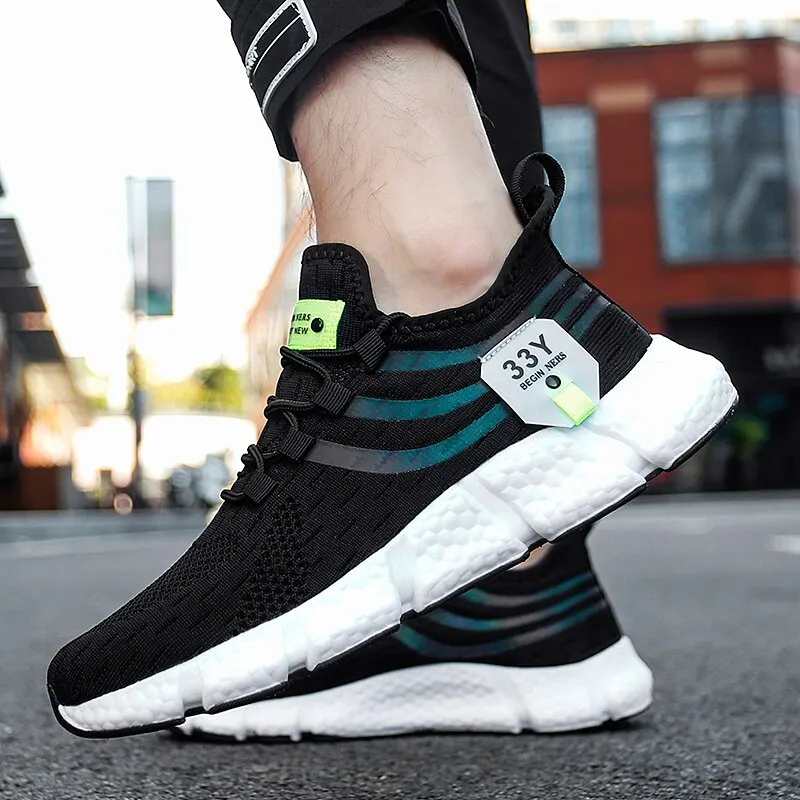 Men Shoes Breathable Classic Running Sneakers for Man Outdoor Light Comfortable Mesh Shoes Slip on Walking ShoesTenis Women - Image 6