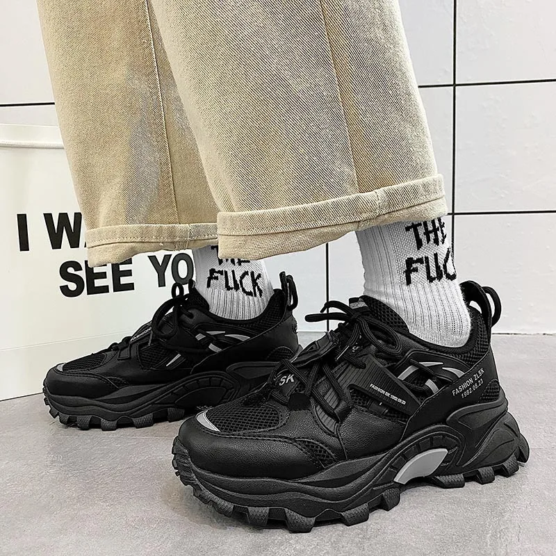 2022 New Men Shoes Autumn Winter Comfortable Men's Platform Sneakers Fashion Casual Shoes Sports Trainers Tenis Masculino Size46 2022 New Men Shoes Autumn Winter Comfortable Men's Platform Sneakers Fashion Casual Shoes Sports Trainers Tenis Masculino Size46
