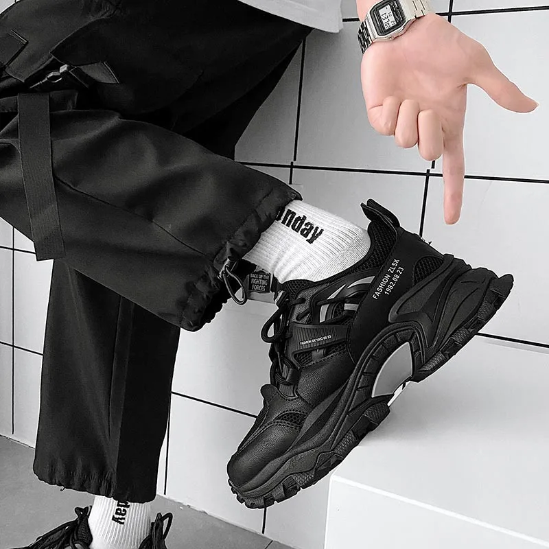 2022 New Men Shoes Autumn Winter Comfortable Men's Platform Sneakers Fashion Casual Shoes Sports Trainers Tenis Masculino Size46 2022 New Men Shoes Autumn Winter Comfortable Men's Platform Sneakers Fashion Casual Shoes Sports Trainers Tenis Masculino Size46