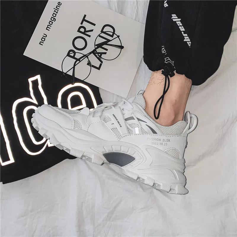 2022 New Men Shoes Autumn Winter Comfortable Men's Platform Sneakers Fashion Casual Shoes Sports Trainers Tenis Masculino Size46 2022 New Men Shoes Autumn Winter Comfortable Men's Platform Sneakers Fashion Casual Shoes Sports Trainers Tenis Masculino Size46