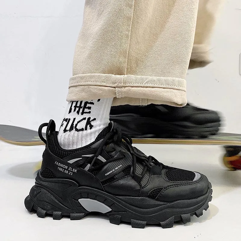 2022 New Men Shoes Autumn Winter Comfortable Men's Platform Sneakers Fashion Casual Shoes Sports Trainers Tenis Masculino Size46 2022 New Men Shoes Autumn Winter Comfortable Men's Platform Sneakers Fashion Casual Shoes Sports Trainers Tenis Masculino Size46