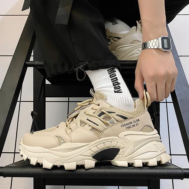 2022 New Men Shoes Autumn Winter Comfortable Men's Platform Sneakers Fashion Casual Shoes Sports Trainers Tenis Masculino Size46 2022 New Men Shoes Autumn Winter Comfortable Men's Platform Sneakers Fashion Casual Shoes Sports Trainers Tenis Masculino Size46