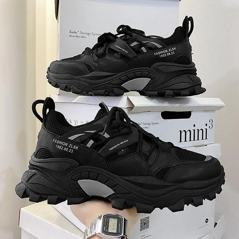 2022 New Men Shoes Autumn Winter Comfortable Men's Platform Sneakers Fashion Casual Shoes Sports Trainers Tenis Masculino Size46 2022 New Men Shoes Autumn Winter Comfortable Men's Platform Sneakers Fashion Casual Shoes Sports Trainers Tenis Masculino Size46
