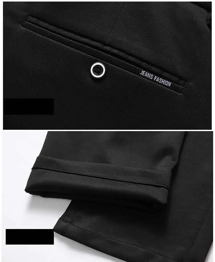 Suit Pants for Men Fashion Elegant Male Dress Pants Solid Color Straight Long Trousers Man Slim Fit Formal Trousers Black