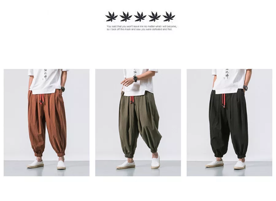 FGKKS Spring Men Loose Harem Pants Chinese Linen Overweight Sweatpants High Quality Casual Brand Oversize Trousers Male FGKKS Spring Men Loose Harem Pants Chinese Linen Overweight Sweatpants High Quality Casual Brand Oversize Trousers Male