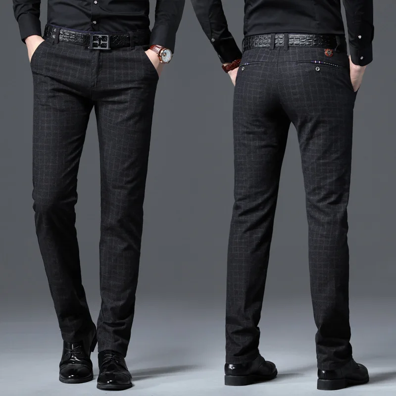 Alternative view of 2022 Spring Autumn New Fashion Mens Casual Pants High Quality Brand Business Pants Male Clothing Cotton Formal Trousers Men