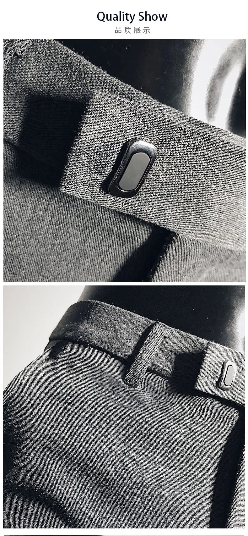 Men Suit Pants Dress Pantalone Hombre Stretch Slim Formal Trousers Calça Masculina Solid Color Casual Pants Fashion Men Clothing