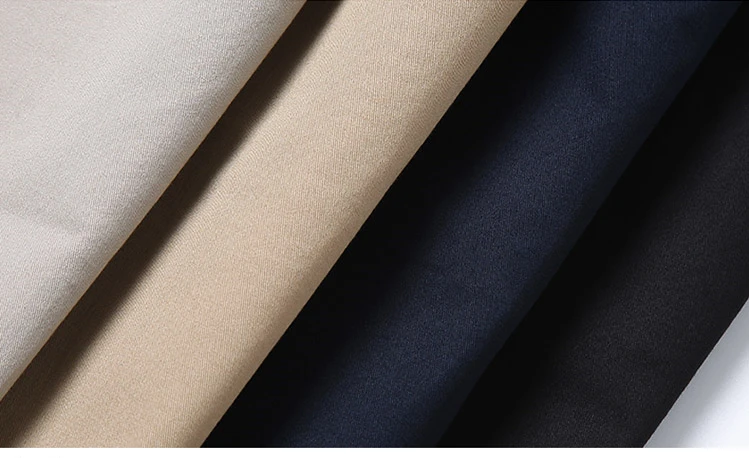 SHAN BAO Summer Brand New Men's Fitted Straight Thin Pants Classic Business Casual High Waist Cotton Stretch Trousers