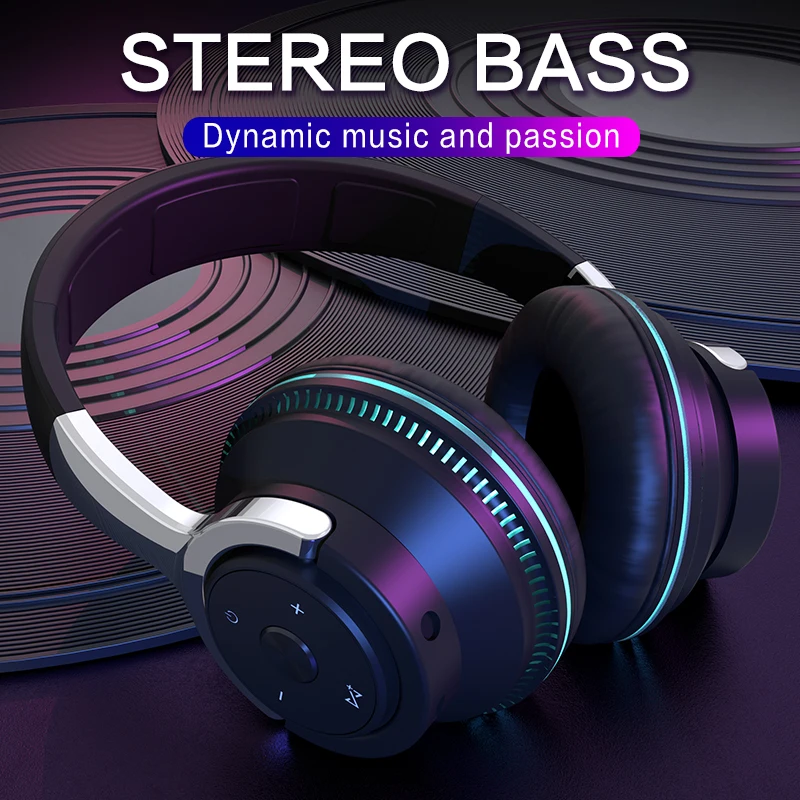 Alternative view of TV Bluetooth Headphones Wireless Headphon with Mic USB Adaptor Headset Noise Canceling Stereo Foldable Bass for TV Earphone