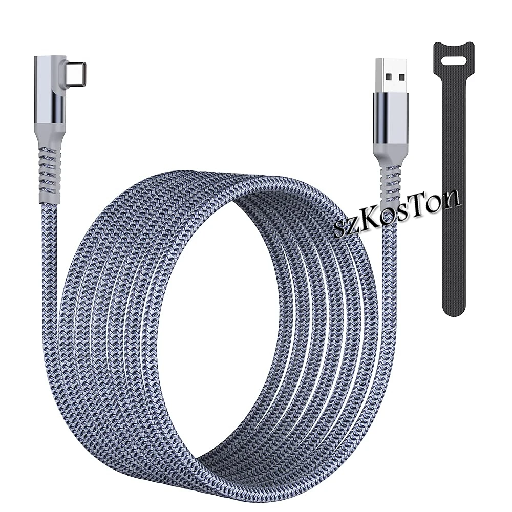 5M VR Link Cable for Meta Quest 3 Pico 4 HTC VR Headset USB 3.0 Quick Charge Cables Data Transfer for Oculus Quest 2 Accessories