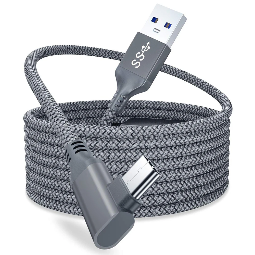 5M VR Link Cable for Meta Quest 3 Pico 4 HTC VR Headset USB 3.0 Quick Charge Cables Data Transfer for Oculus Quest 2 Accessories