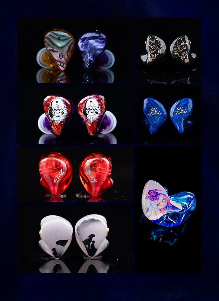 EPZ Q1 Pro Yunshuilan Earphones Wired HIFI Bass Earbuds IEM In Ear Gaming Headphones 0.78 2 Pin Detachable Cable Earbuds EPZ Q1 Pro Yunshuilan Earphones Wired HIFI Bass Earbuds IEM In Ear Gaming Headphones 0.78 2 Pin Detachable Cable Earbuds