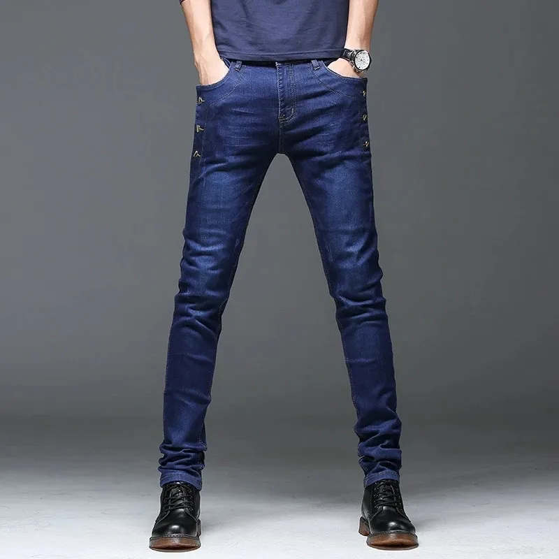 2023 new arrival high quality slim fit jeans men,Fashion Classic Denim Skinny Jeans Male men's casual High Quality Trousers