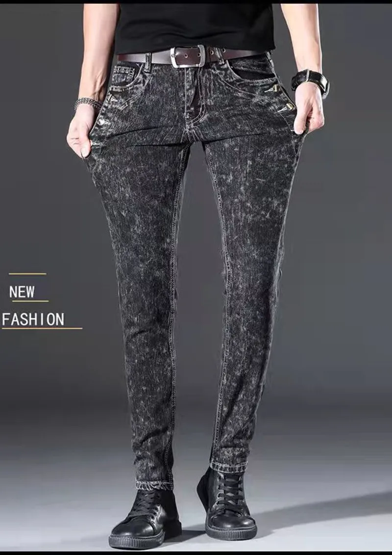 2023 new arrival high quality slim fit jeans men,Fashion Classic Denim Skinny Jeans Male men's casual High Quality Trousers