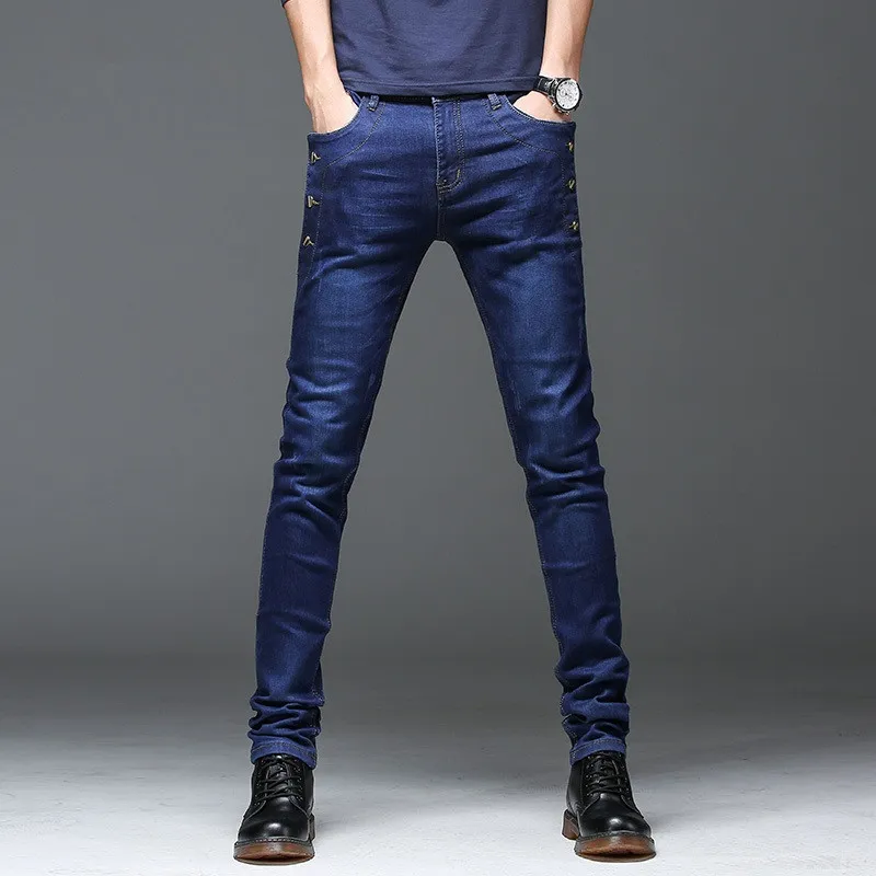 2023 new arrival high quality slim fit jeans men,Fashion Classic Denim Skinny Jeans Male men's casual High Quality Trousers