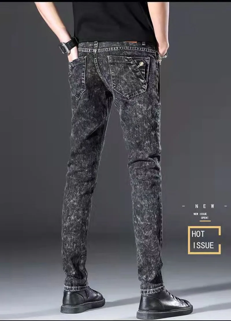 2023 new arrival high quality slim fit jeans men,Fashion Classic Denim Skinny Jeans Male men's casual High Quality Trousers