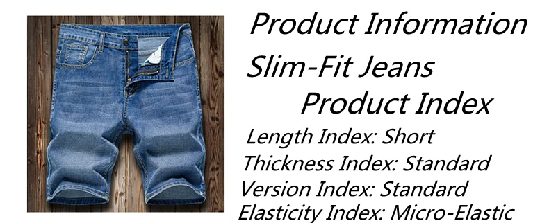 2022 Summer Men's Slim Denim Shorts Business Casual Fashion Loose Stretch All-Match Jeans Male High-End Brand Five-Point Pants 2022 Summer Men's Slim Denim Shorts Business Casual Fashion Loose Stretch All-Match Jeans Male High-End Brand Five-Point Pants
