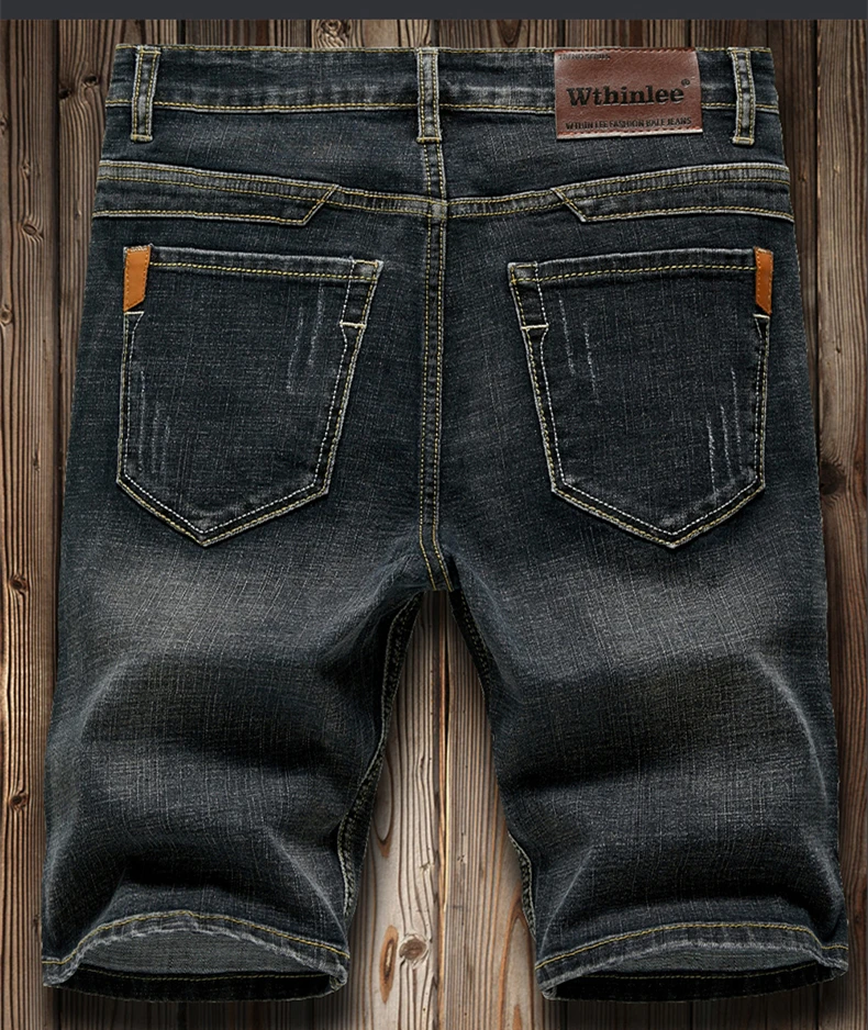 2022 Summer Men's Slim Denim Shorts Business Casual Fashion Loose Stretch All-Match Jeans Male High-End Brand Five-Point Pants 2022 Summer Men's Slim Denim Shorts Business Casual Fashion Loose Stretch All-Match Jeans Male High-End Brand Five-Point Pants