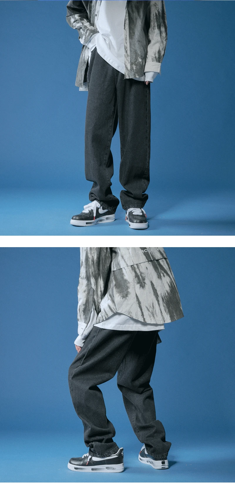Straight Jeans Men Wide Jeans White Loose Denim Trousers Neutral Jean Streetwear Casual Pure Man Women Pants Hip Hop Bagy jeans Straight Jeans Men Wide Jeans White Loose Denim Trousers Neutral Jean Streetwear Casual Pure Man Women Pants Hip Hop Bagy jeans