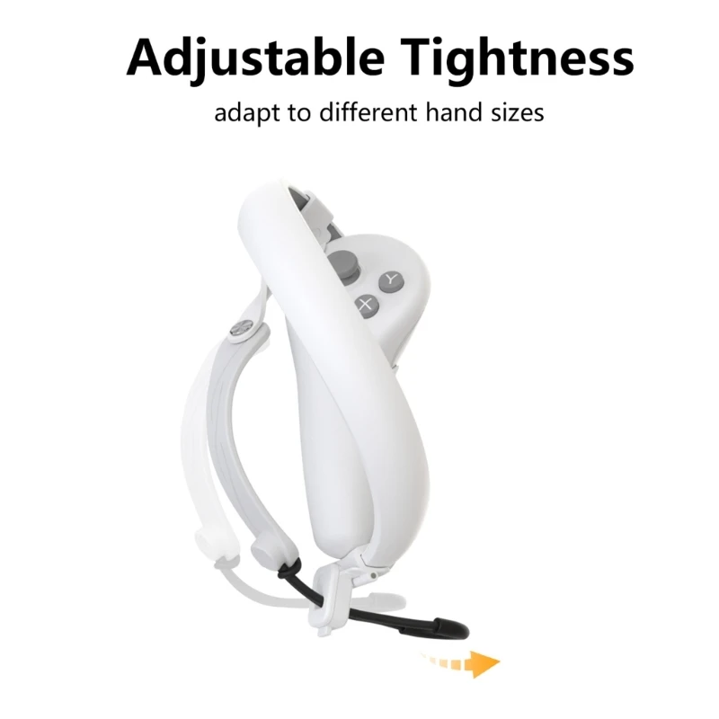 Anti-Throw VR Adjustable Handle Grip Straps Accessories for Pico 4 VR Gaming Headset Controller Belts Soft TPU Handle Straps