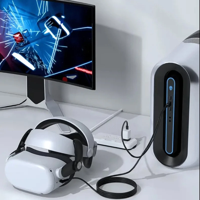 Anti-Throw VR Adjustable Handle Grip Straps Accessories for Pico 4 VR Gaming Headset Controller Belts Soft TPU Handle Straps