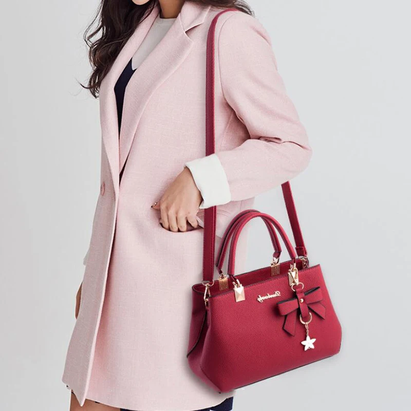 Fashion Women Larger Capacity Handbags PU Leather Shoulder Crossbody Bag Luxury Designer Vintage Ladies Top Handle Bag Bolsos Fashion Women Larger Capacity Handbags PU Leather Shoulder Crossbody Bag Luxury Designer Vintage Ladies Top Handle Bag Bolsos