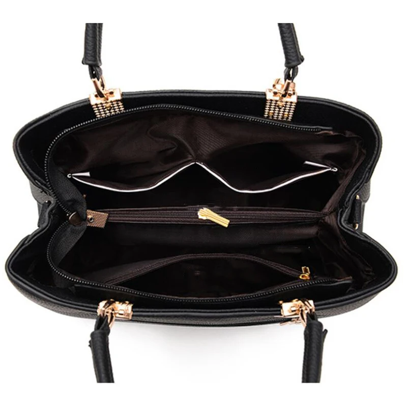 Fashion Women Larger Capacity Handbags PU Leather Shoulder Crossbody Bag Luxury Designer Vintage Ladies Top Handle Bag Bolsos Fashion Women Larger Capacity Handbags PU Leather Shoulder Crossbody Bag Luxury Designer Vintage Ladies Top Handle Bag Bolsos