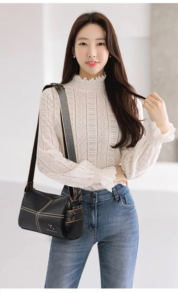 With Free Shipping Bags 2024 Women's Brand Shoulder Bag Luxury Designer Handbag Women Bags High Quality Casual Shoulder Bag