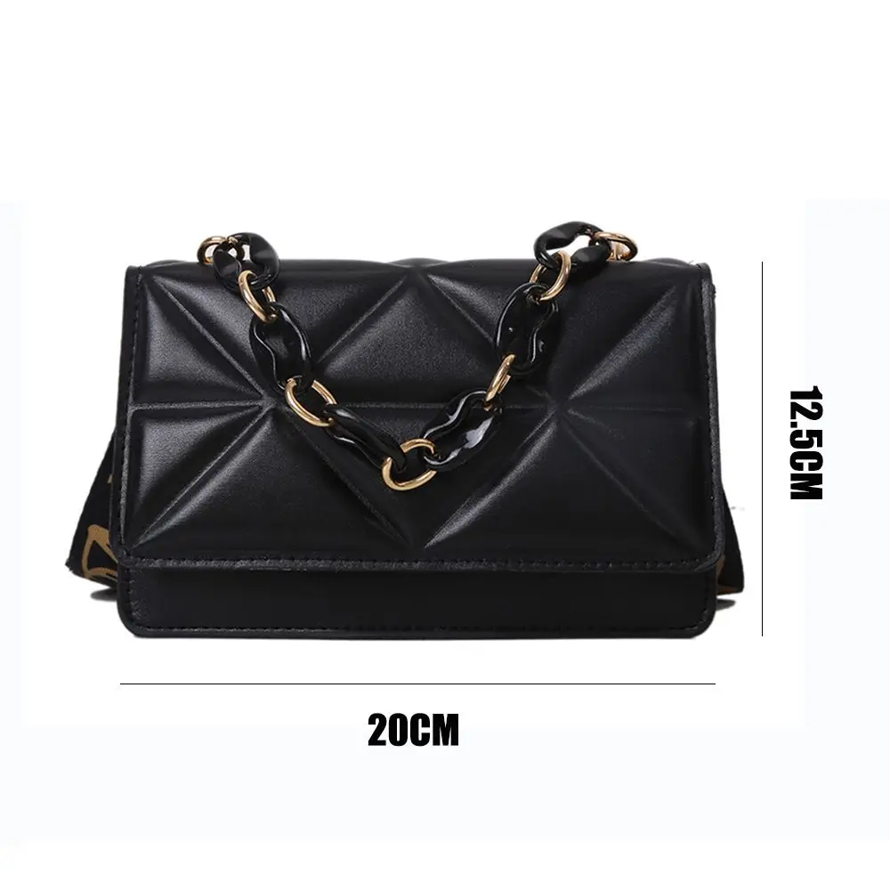 Fashion Women Shoulder Bag Handbags PU Leather Flap Bag Female Large Capacity Metal Chain Casual Crossobdy Clutch Fashion Women Shoulder Bag Handbags PU Leather Flap Bag Female Large Capacity Metal Chain Casual Crossobdy Clutch