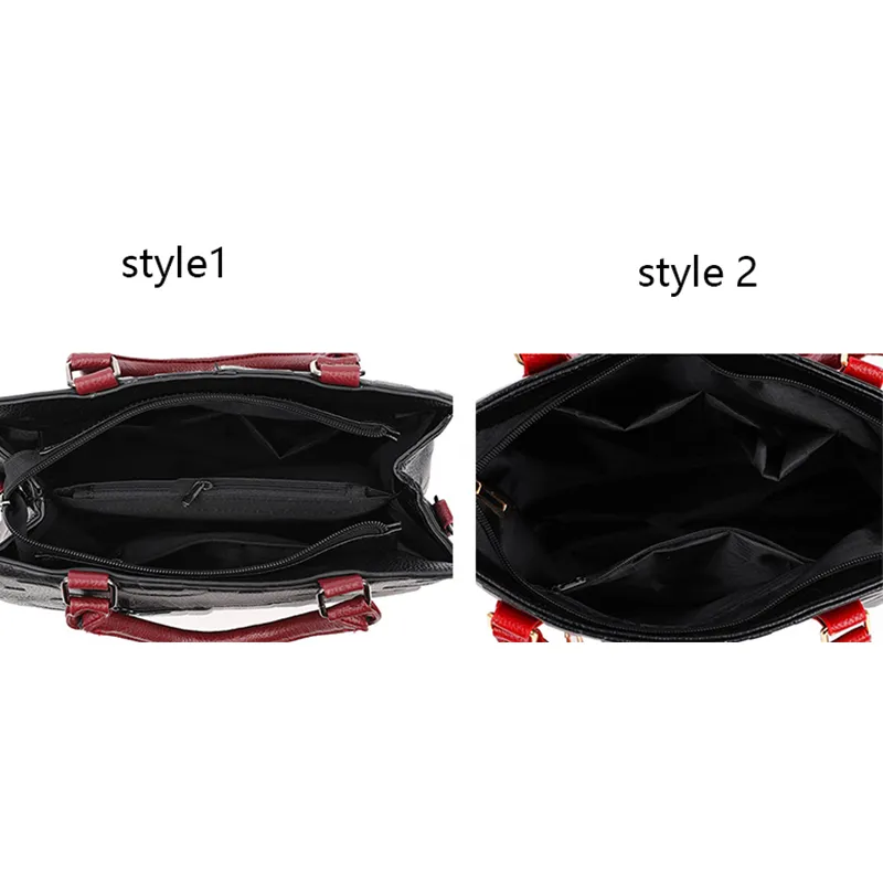 Women PU Leather Casual Crossbody Shoulder Bags - Image 4