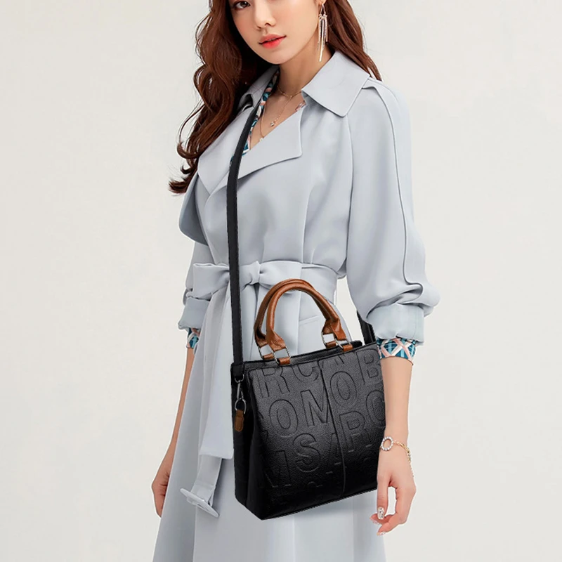 PU Leather Casual Crossbody Bags for Women Ladies Luxury Designer Tote Handbag Female Large Capacity Travel Shoulder Bag Sac PU Leather Casual Crossbody Bags for Women Ladies Luxury Designer Tote Handbag Female Large Capacity Travel Shoulder Bag Sac