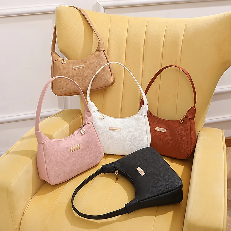 Women Shopping Leather Bag