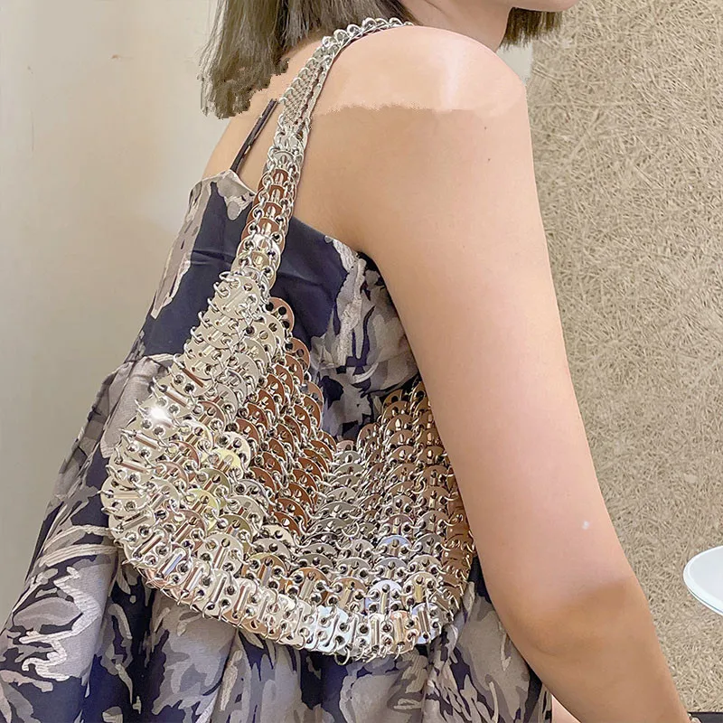 Metal Chain Luxury Designer Handbag